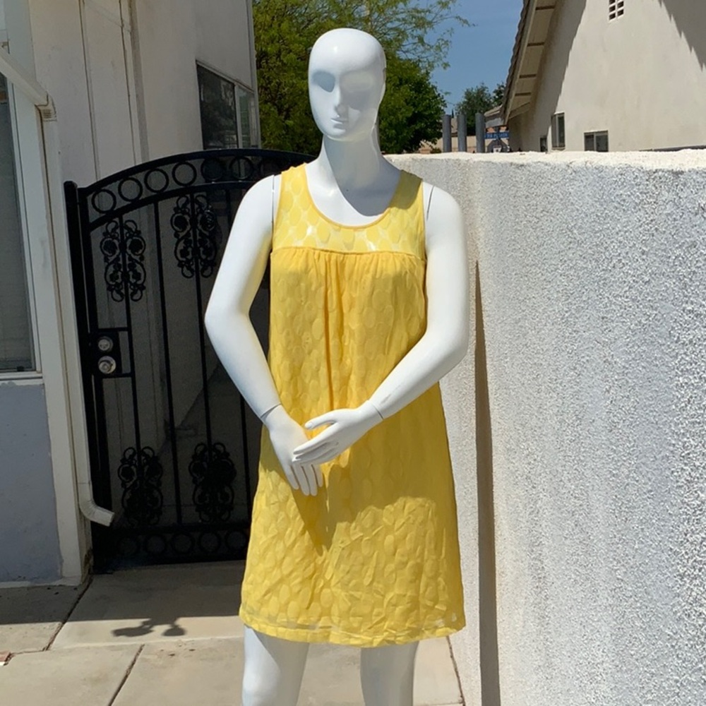 INC International Concepts Yellow Mini Dress